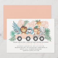 Fahrt von Jungle Animals Girls Babydusche