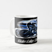 Fahrt wie der Wind - die Getränk-Tasse des Kaffeetasse (Vorderseite Links)