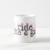 Fahrt wie ein Mädchen Kaffeetasse (Mittel)