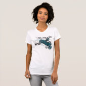 Fahrt wie ein Mädchen T-Shirt (Vorne ganz)