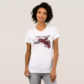 Fahrt wie ein Mädchen T-Shirt (Vorne ganz)