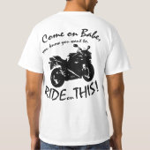 Fahrt Yamahas R1 dieses T-Shirt (Rückseite)