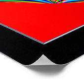 Fahrt zum Boden der Farben gut Poster (Ecke)