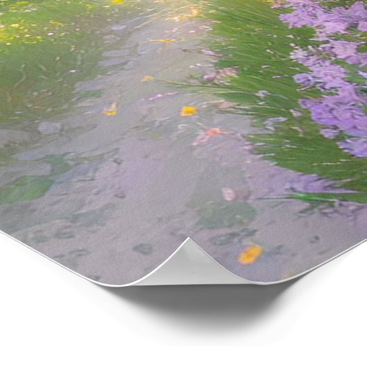 Fahrt zum Rand des Flusses Poster (Ecke)