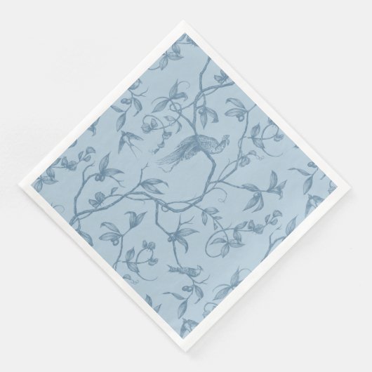 Fahrt zum Schloss Peacock Blue Serviette (Ecke)