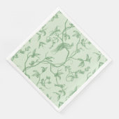 Fahrt zum Schloss Peacock Green Serviette (Ecke)
