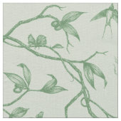 Fahrt zum Schloss Peacock Green Stoff (Nahaufnahme)