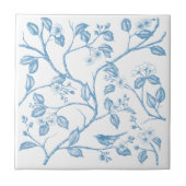 Fahrt zum Schloss Warbler Blue Keramik Tile Fliese (Vorderseite)