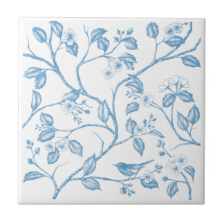 Fahrt zum Schloss Warbler Blue Keramik Tile Fliese