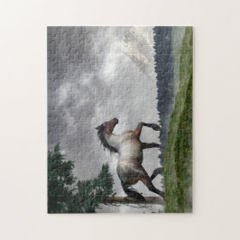 Fahrt zum verlassenen Berg Puzzle