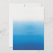 Fahrt zur Liebe Hochzeit in Urlaubsort der Flugstr Einladung (Rückseite)