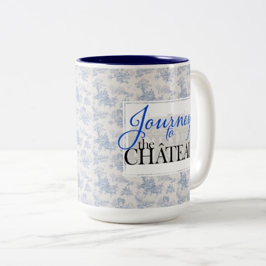 Fahrt zur Tasse Chateau Toile Pattern (VorderseiteRechts)