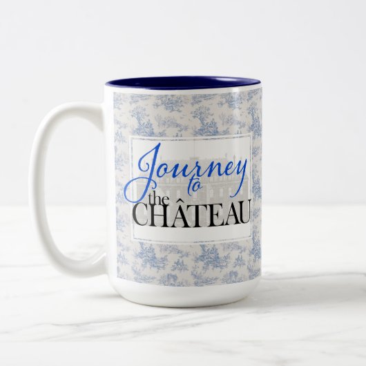 Fahrt zur Tasse Chateau Toile Pattern (Links)