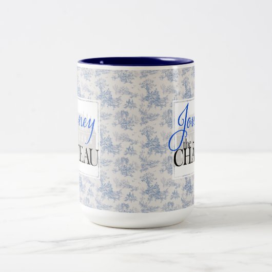 Fahrt zur Tasse Chateau Toile Pattern (Mittel)