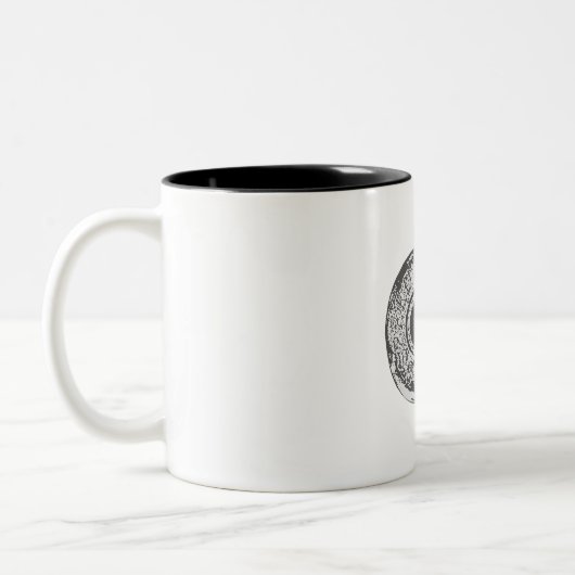Fahrt Zweifarbige Tasse (Links)