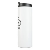 Fahrten mit dem Kies-Fahrrad Thermosbecher (Nach rechts gedreht)