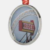 Fahrten und Rollen-Untersetzer Silbernes Ornament (Links)