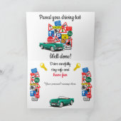 Fahrtest bestanden ~ Herzlichen Glückwunsch! Karte (Innenseite)