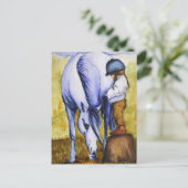 Fahrtfertig (Einhorn) Postkarten (Stehend Vorderseite)