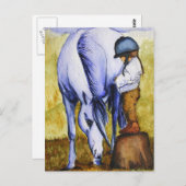 Fahrtfertig (Einhorn) Postkarten (Vorne/Hinten)