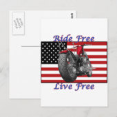 Fahrtfrei Live Free Postkarte (Vorne/Hinten)
