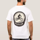 Fahrtfrei: reichhaltiges Life Biker T-Shirt (Rückseite)