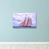 Fahrtrichtung Amistad Leinwanddruck (Insitu (Holzboden))