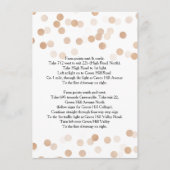 Fahrtrichtung Glitzer mit Kupferfolie Begleitkarte (Vorderseite)