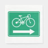 Fahrtrichtung Serviette (Vorderseite)