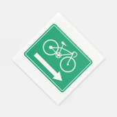 Fahrtrichtung Serviette (Ecke)