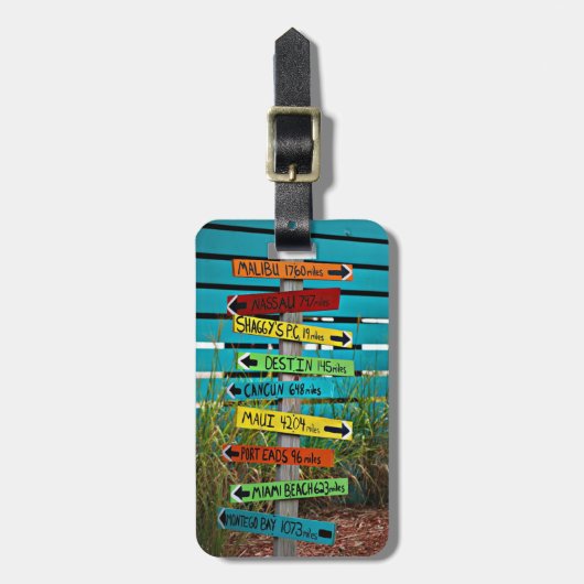 Fahrtrichtungsanzeige Gepäckmarke Gepäckanhänger (Vorderseite vertikal)