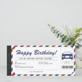 Fahrunterricht Geschenkgutschein (Stehend Vorderseite)