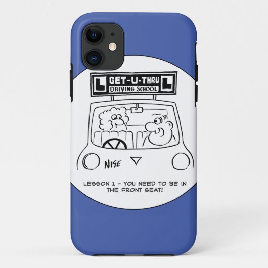 Fahrunterricht - Schüler im falschen Platz Case-Mate iPhone Hülle (Rückseite)