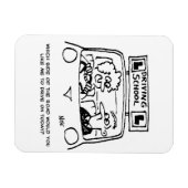 Fahrunterricht - Welche Straßenseite? Magnet (Horizontal)