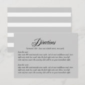 Fahrwegkarte für Jetzt und Forever Begleitkarte (Vorne/Hinten)