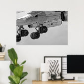 Fahrwerk Poster (Heimbüro)