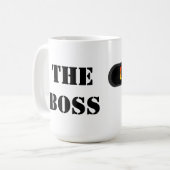 Fahrwerkproroller "der Chef-" Tasse (Vorderseite Links)