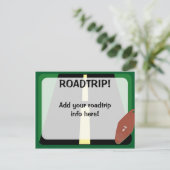 Fahrzeit Einladung (Stehend Vorderseite)