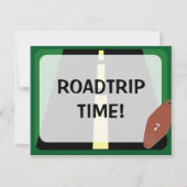 Fahrzeit Einladung (Rückseite)