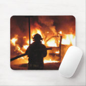 Fahrzeug-FeuerBurning! Mousepad (Mit Mouse)
