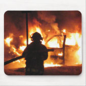 Fahrzeug-FeuerBurning! Mousepad (Vorne)