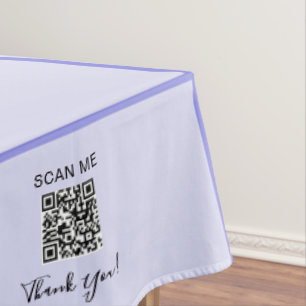 Fahrzeug Lavendel 60 x 104 QR Code anzeigen Tischdecke