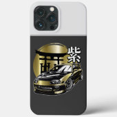 FAHRZEUG MIT ANIME-STIL GOLDEN Case-Mate iPhone HÜLLE (Rückseite)