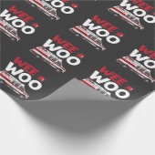 Fahrzeug mit Ems für Erste-Hilfe-Rettungswagen Geschenkpapier (Ecke)