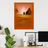 FAHRZEUG ÜBER HAUS - POSTER (Heimbüro)