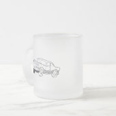 Fahrzeugdarstellung Mattglastasse (Vorderseite Links)