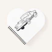 Fahrzeugdarstellung Notizblock (Vorderseite)