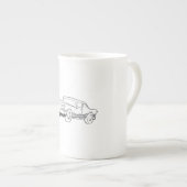 Fahrzeugdarstellung Porzellantasse (Vorderseite Rechts)