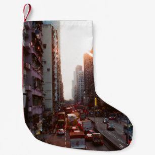 FAHRZEUGE AUF DER STRASSE KLEINER WEIHNACHTSSTRUMPF