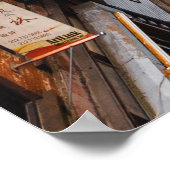 FAHRZEUGE AUF DER STRASSE ZWISCHEN HOCHRANGIGEN GE POSTER (Ecke)